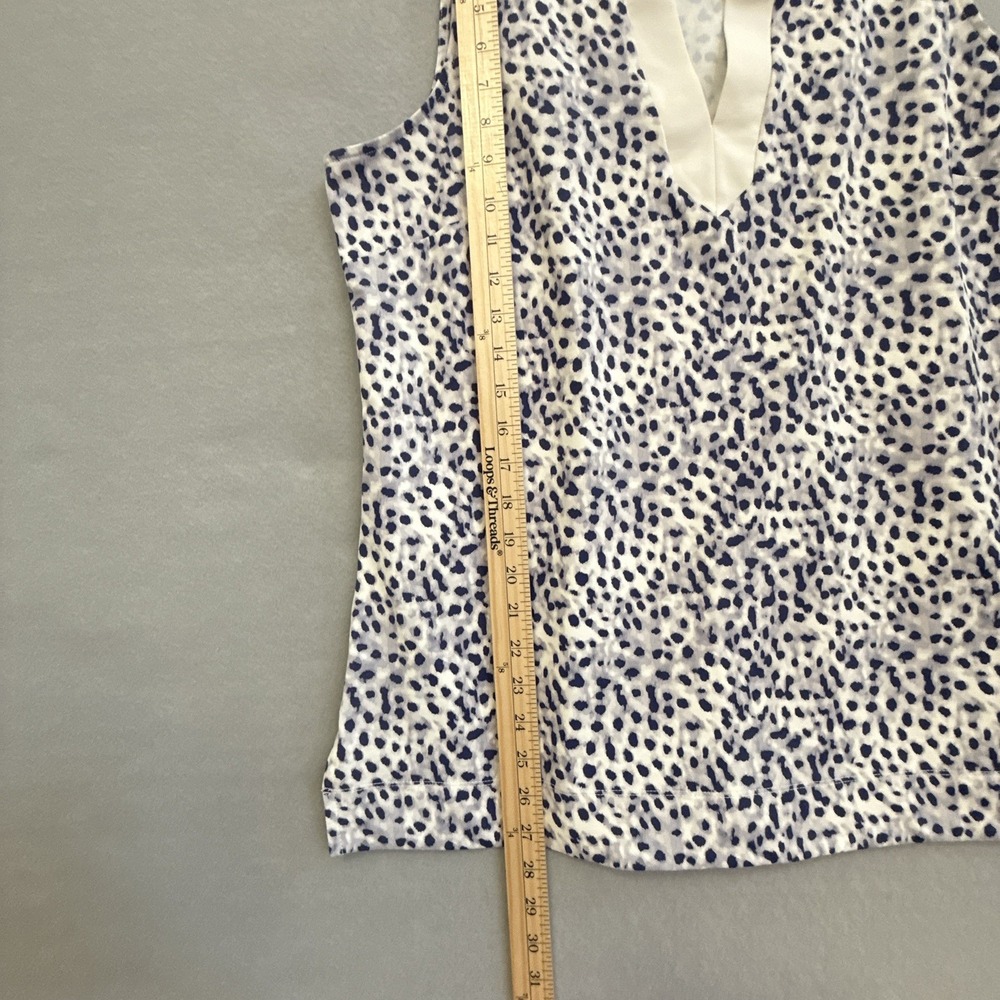 Tommy Bahama IslandZone Leopard Tunic Top UPF Women's Large Vacation Golf T - Picture 6 of 8